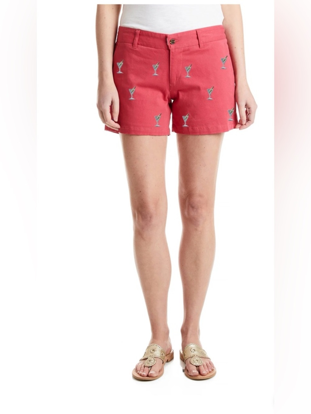 Castaway women Chino Shorts – Hurricane Red – Size 6